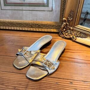 Brighton gold and silver metallic